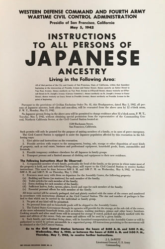 WWII Eviction Poster